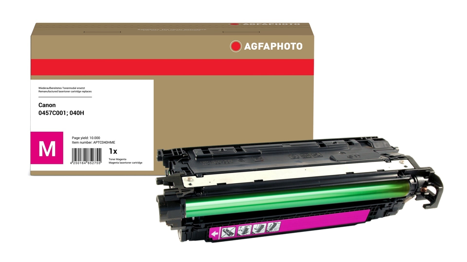 AgfaPhoto APTC040HME Lasertoner ersetzt Canon 0457C001, 040 H M online bestellen