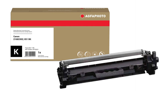 AgfaPhoto APTC051E Lasertoner ersetzt Canon 2168C002, 051 BK online bestellen