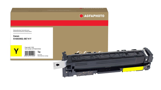 AgfaPhoto APTC067HYEOC Lasertoner ersetzt Canon 5103C002, 067 H Y online bestellen