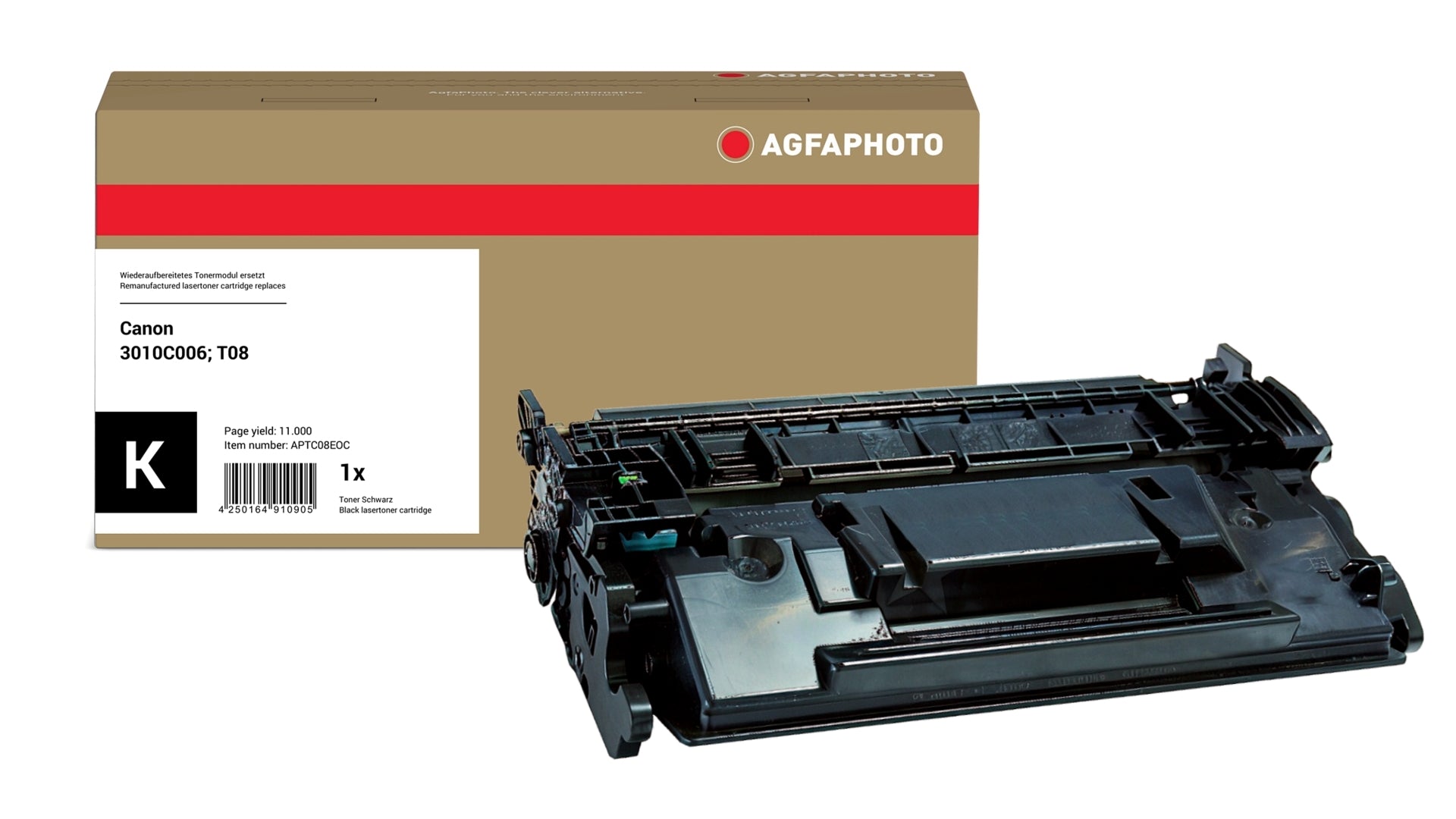 AgfaPhoto APTC08EOC Lasertoner ersetzt Canon 3010C006, T08 online bestellen