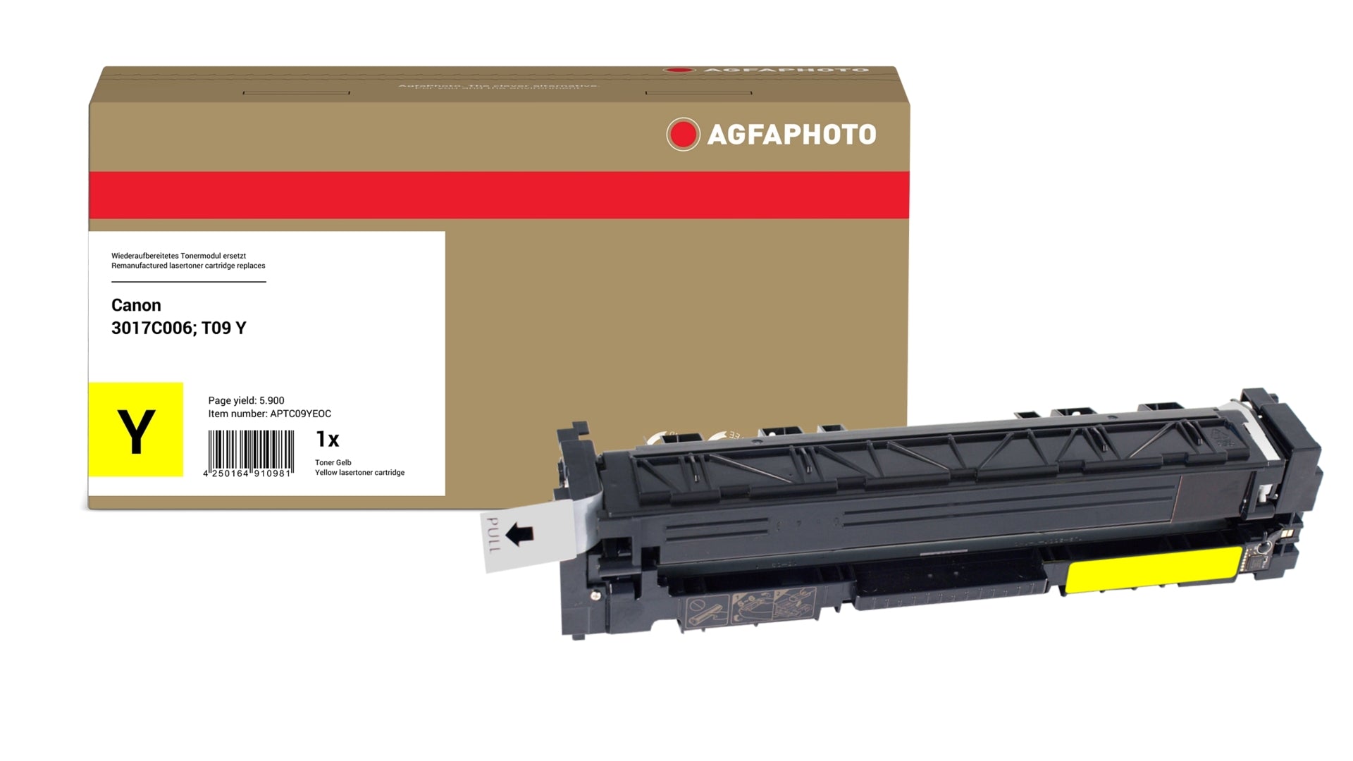 AgfaPhoto APTC09YEOC Lasertoner ersetzt Canon 3017C006, T09 Y online bestellen