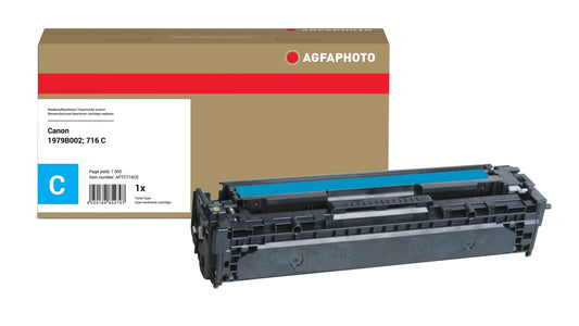AgfaPhoto APTC716CE Lasertoner ersetzt Canon 1979B002, 716 C online bestellen