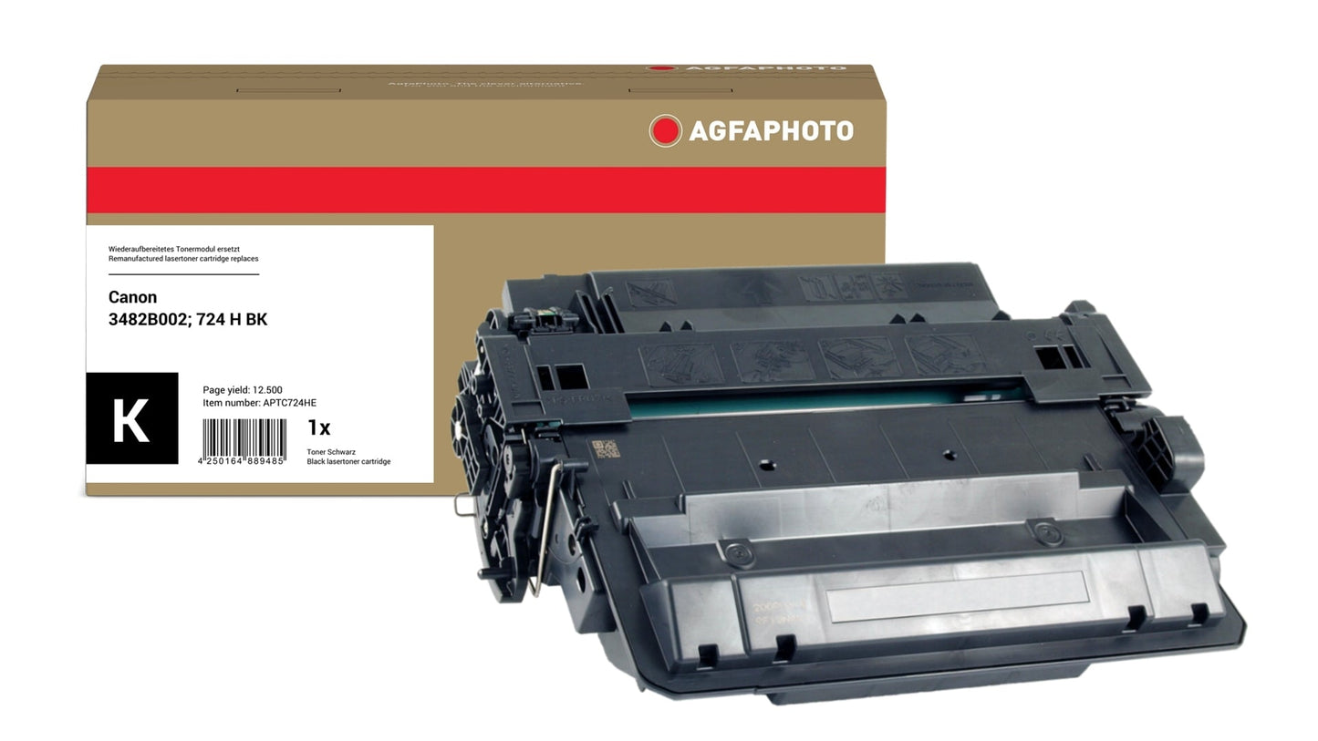 AgfaPhoto APTC724HE Lasertoner ersetzt Canon 3482B002, 724 H BK online bestellen
