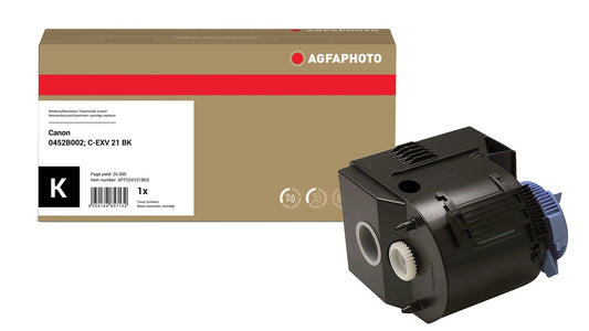 AgfaPhoto APTCEXV21BKE Lasertoner ersetzt Canon 0452B002, C-EXV 21 BK online bestellen