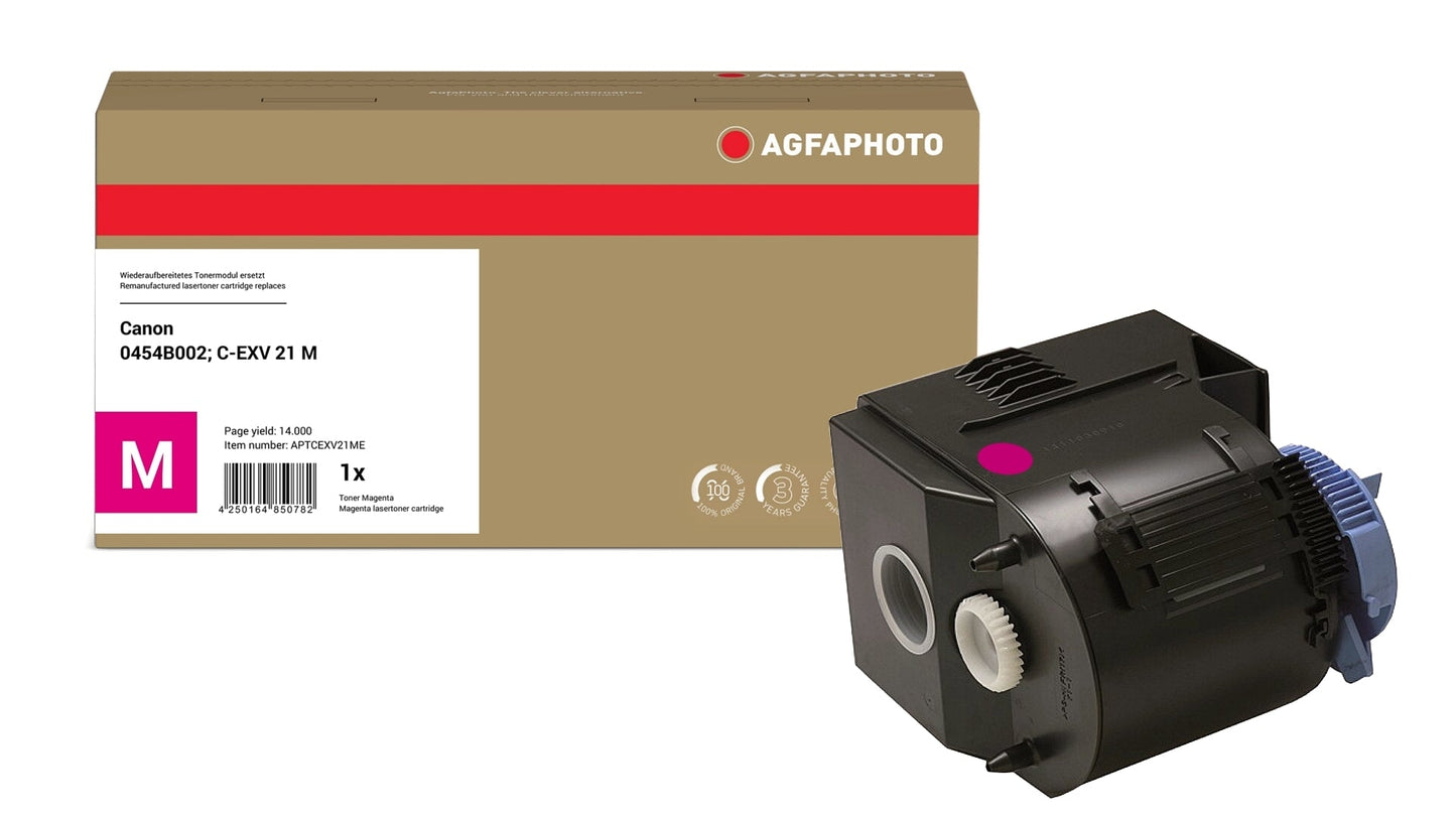 AgfaPhoto APTCEXV21ME Lasertoner ersetzt Canon 0454B002, C-EXV 21 M online bestellen