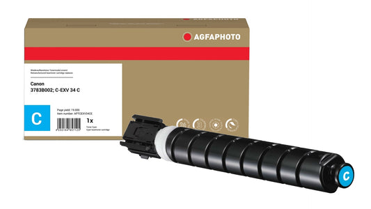 AgfaPhoto APTCEXV34CE Lasertoner ersetzt Canon 3783B002, C-EXV 34 C online bestellen