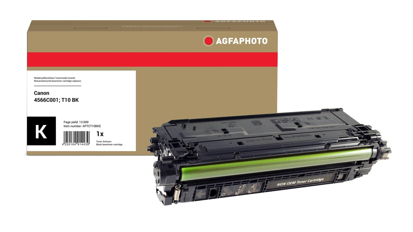 AgfaPhoto APTCT10BKE Lasertoner ersetzt Canon 4566C001, T10 BK online bestellen