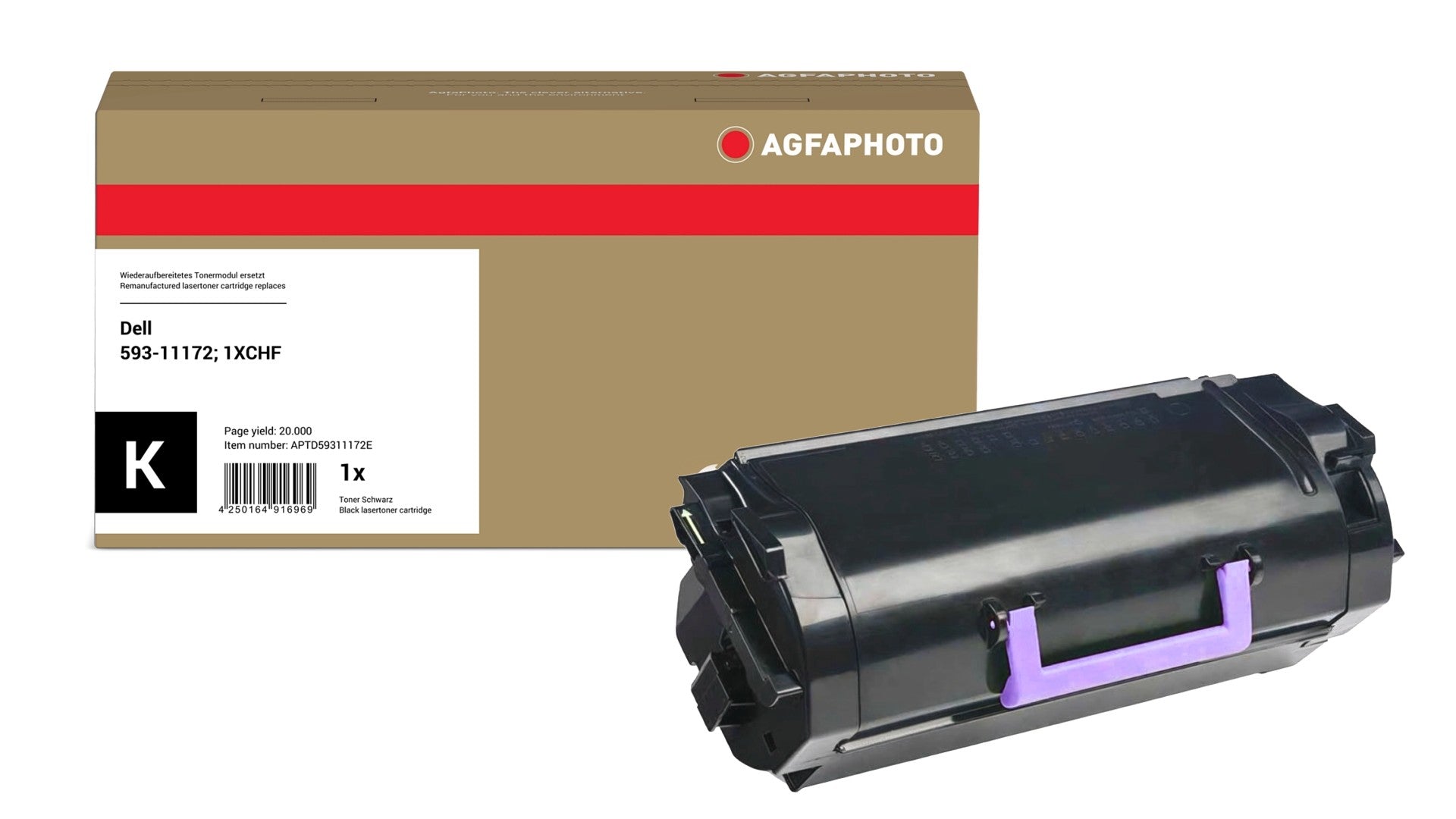 AgfaPhoto APTD59311172E Lasertoner ersetzt Dell 593-11172, 1XCHF online bestellen