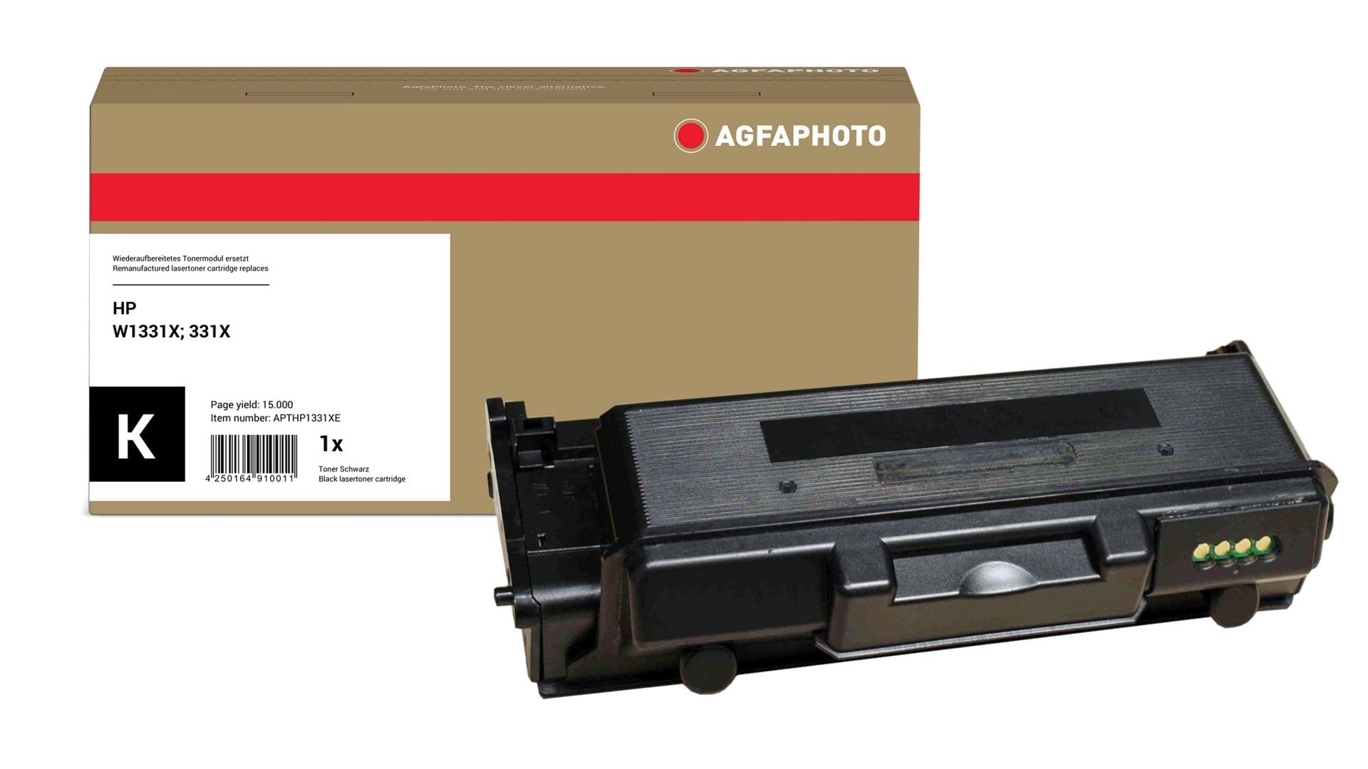 AgfaPhoto APTHP1331XE Lasertoner ersetzt HP W1331X, 331X online bestellen