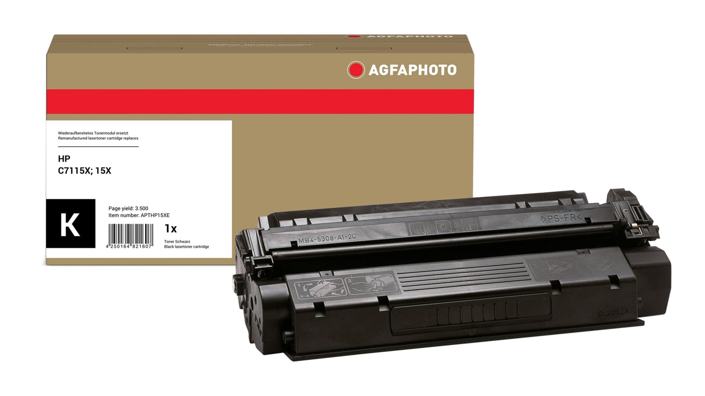 AgfaPhoto APTHP15XE Lasertoner ersetzt HP C7115X, 15X online bestellen