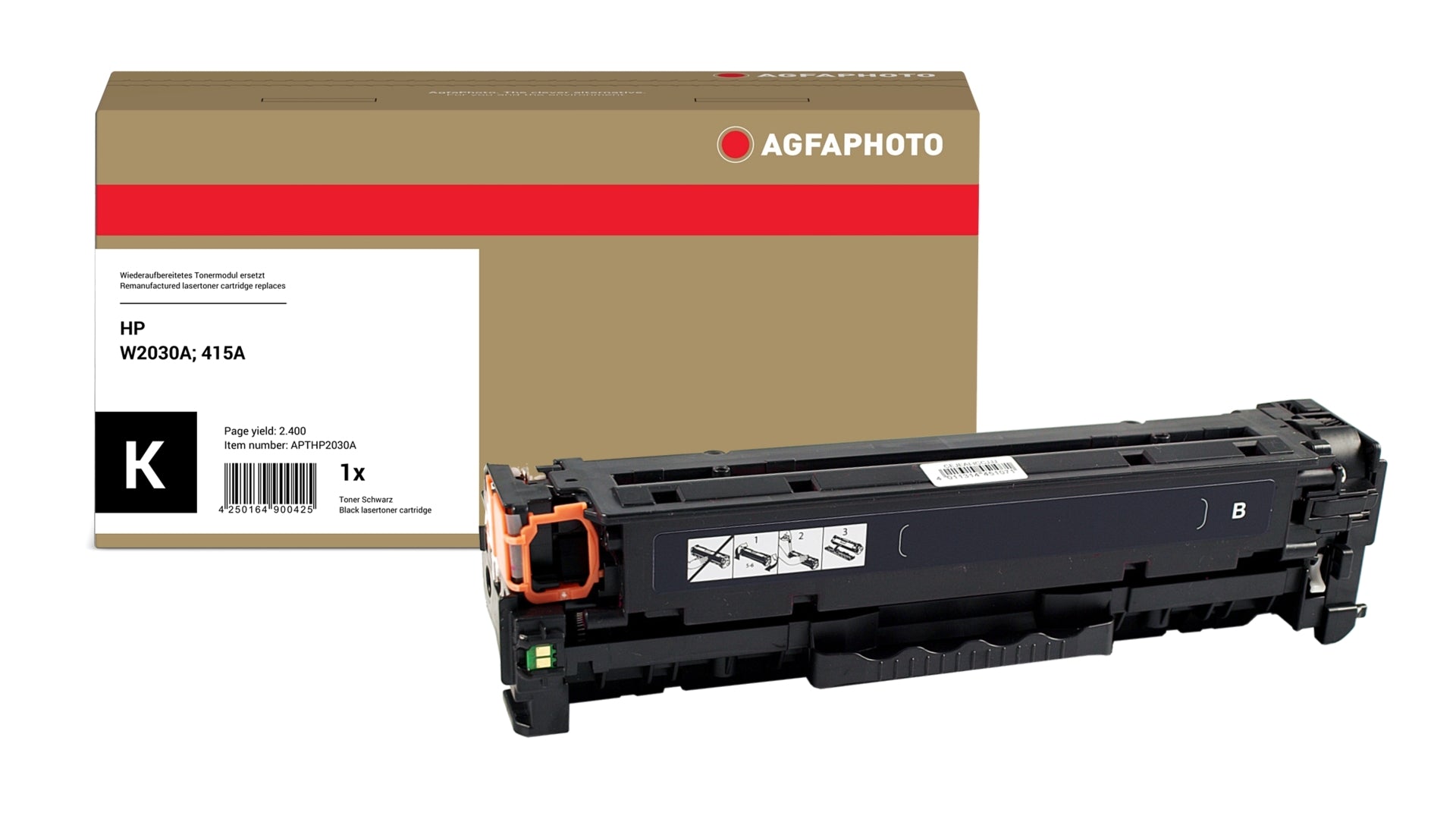 AgfaPhoto APTHP2030A Lasertoner ersetzt HP W2030A, 415A online bestellen