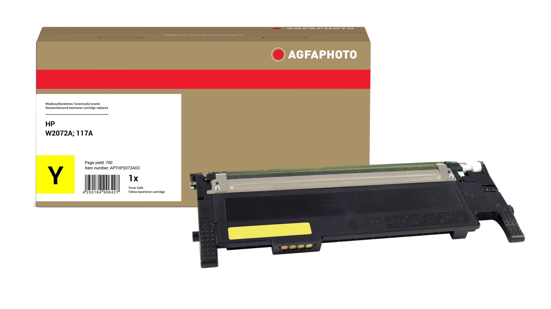 AgfaPhoto APTHP2072AOC Lasertoner ersetzt HP W2072A, 117A online bestellen