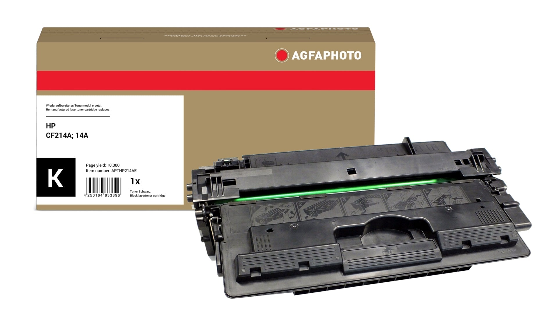 AgfaPhoto APTHP214AE Lasertoner ersetzt HP CF214A, 14A online bestellen