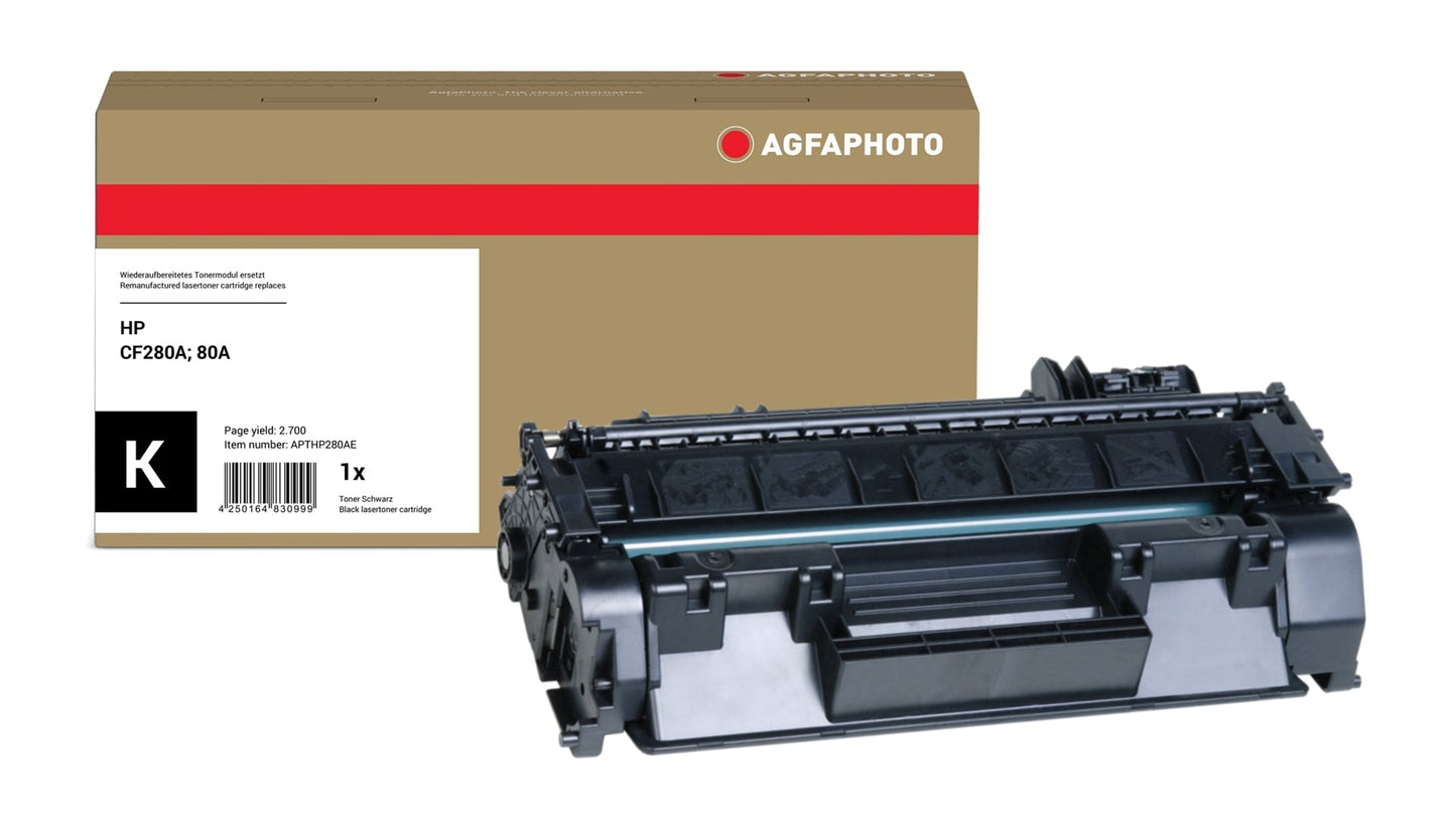 AgfaPhoto APTHP280AE Lasertoner ersetzt HP CF280A, 80A online bestellen
