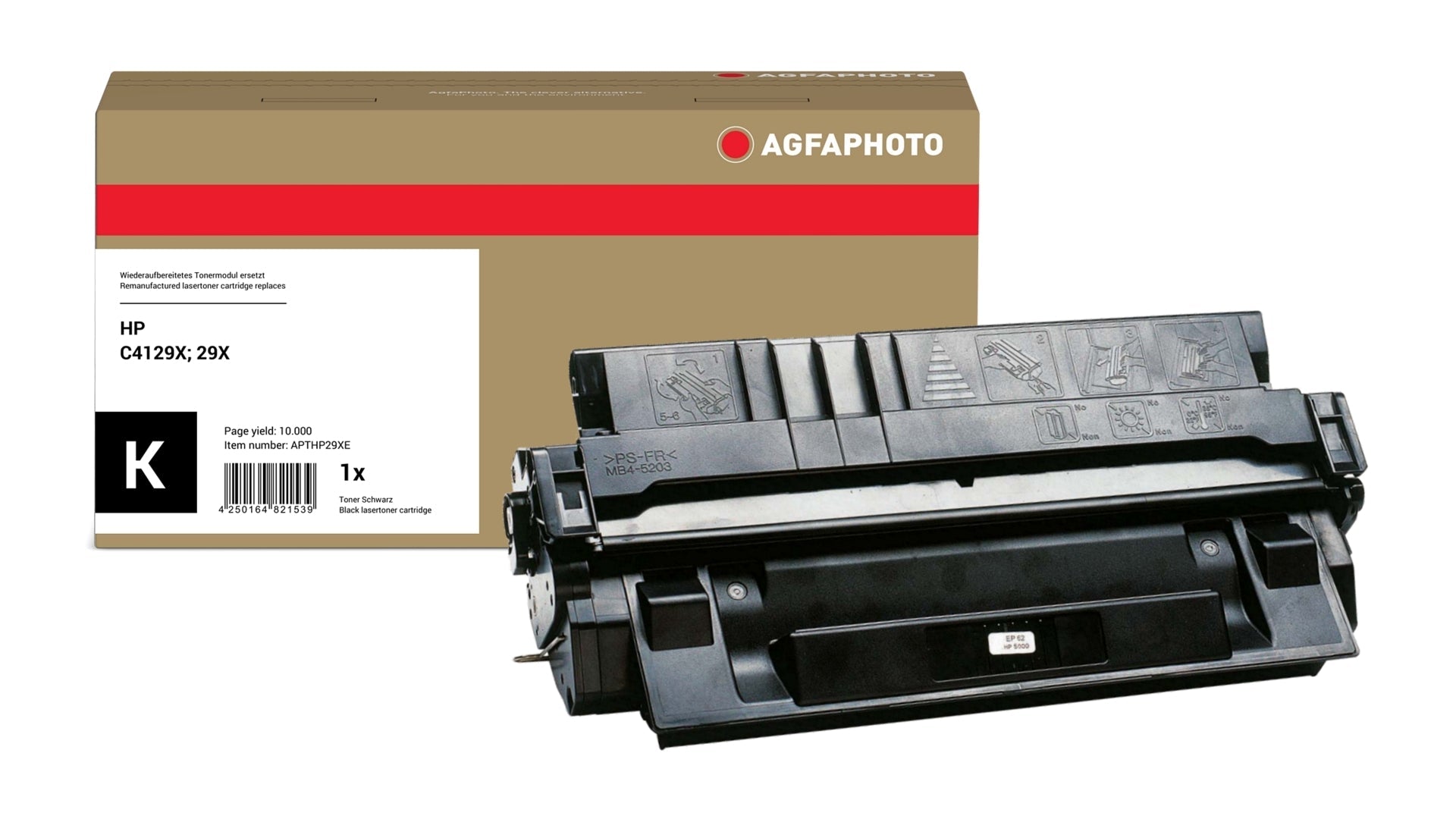 AgfaPhoto APTHP29XE Lasertoner ersetzt HP C4129X, 29X online bestellen