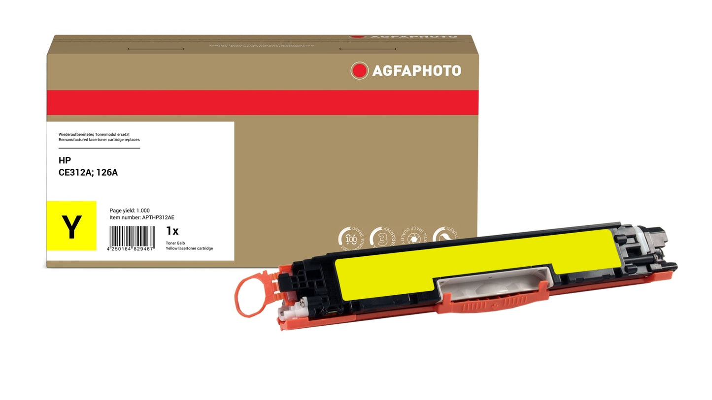 AgfaPhoto APTHP312AE Lasertoner ersetzt HP CE312A, 126A online bestellen