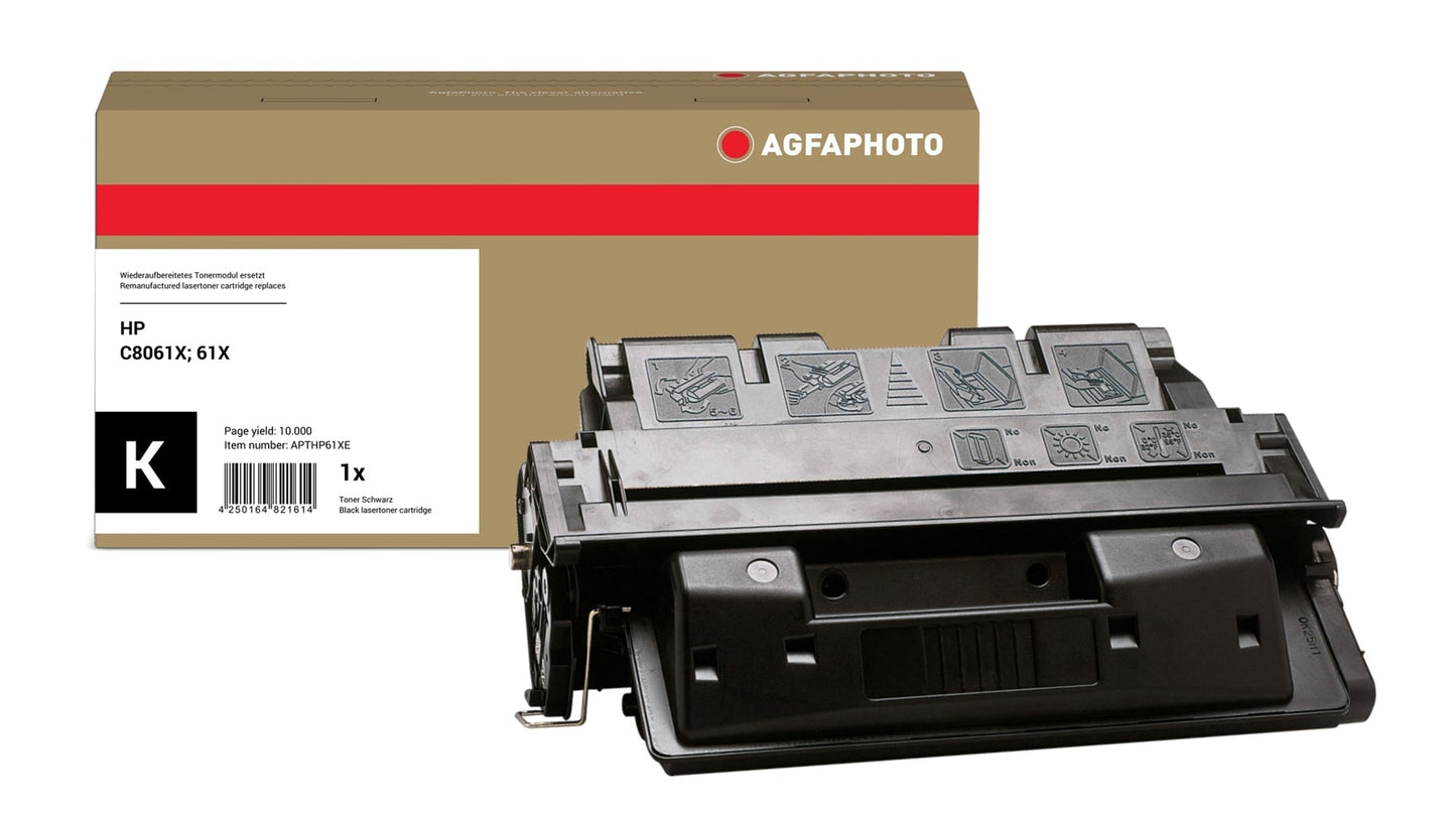 AgfaPhoto APTHP61XE Lasertoner ersetzt HP C8061X, 61X online bestellen