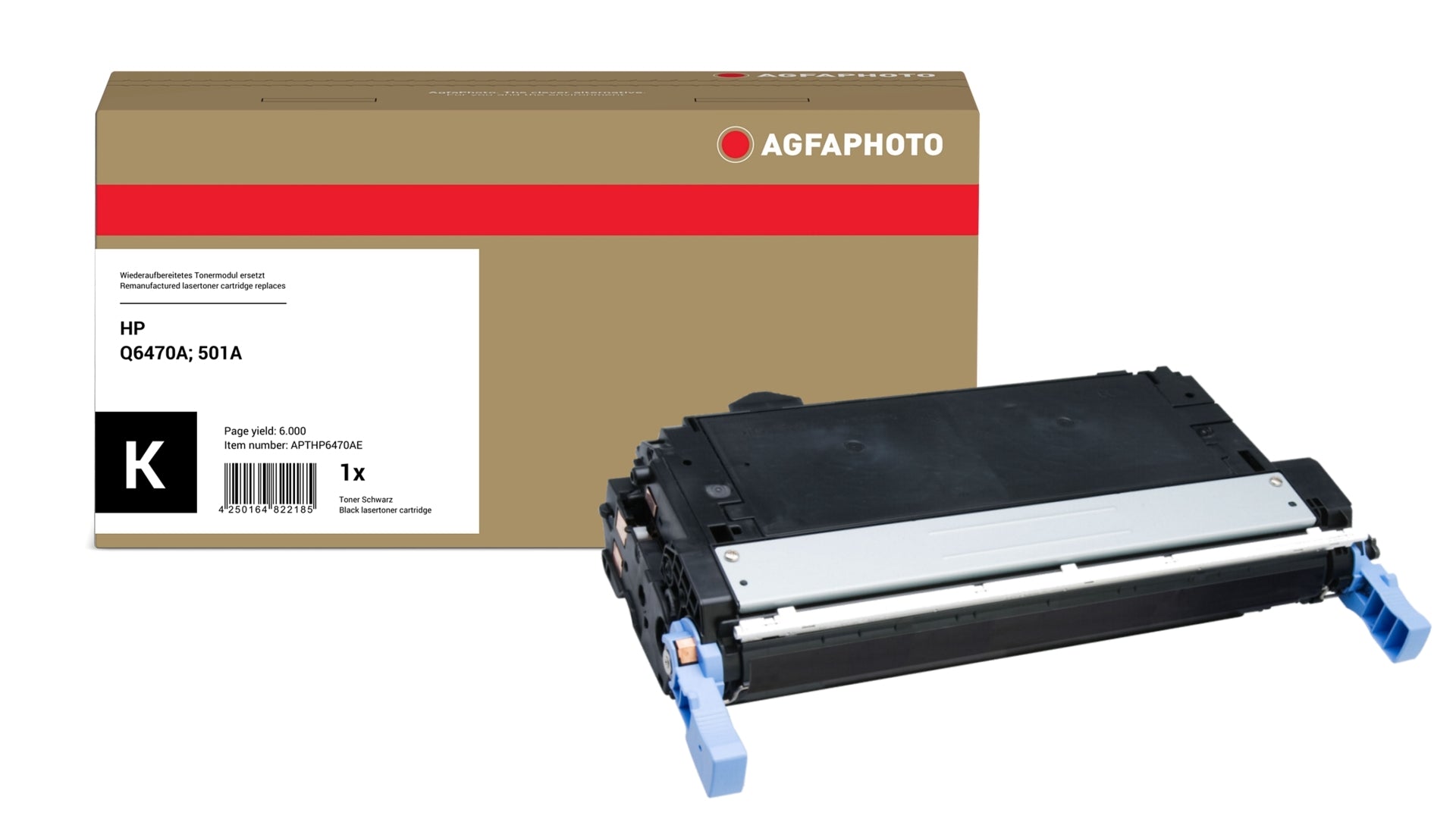 AgfaPhoto APTHP6470AE Lasertoner ersetzt HP Q6470A, 501A online bestellen