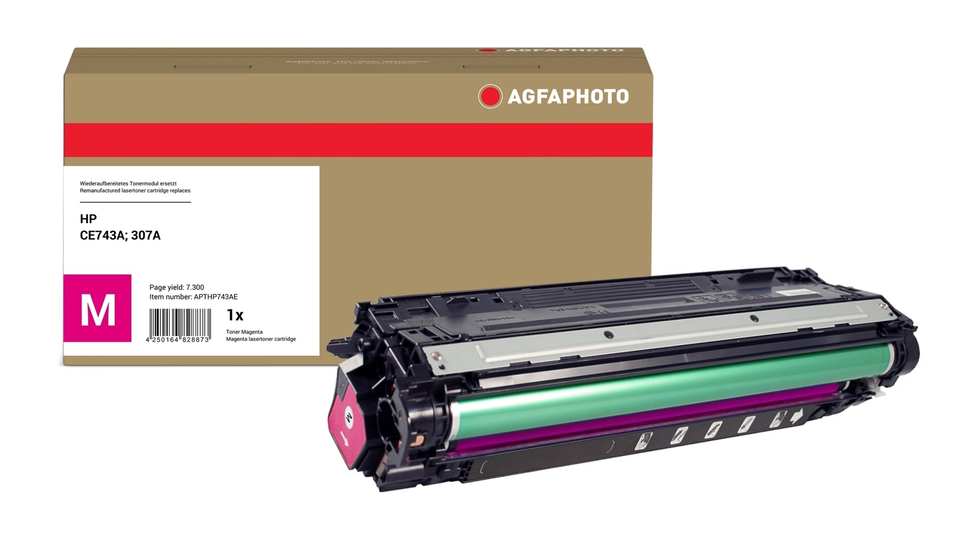AgfaPhoto APTHP743AE Lasertoner ersetzt HP CE743A, 307A online bestellen