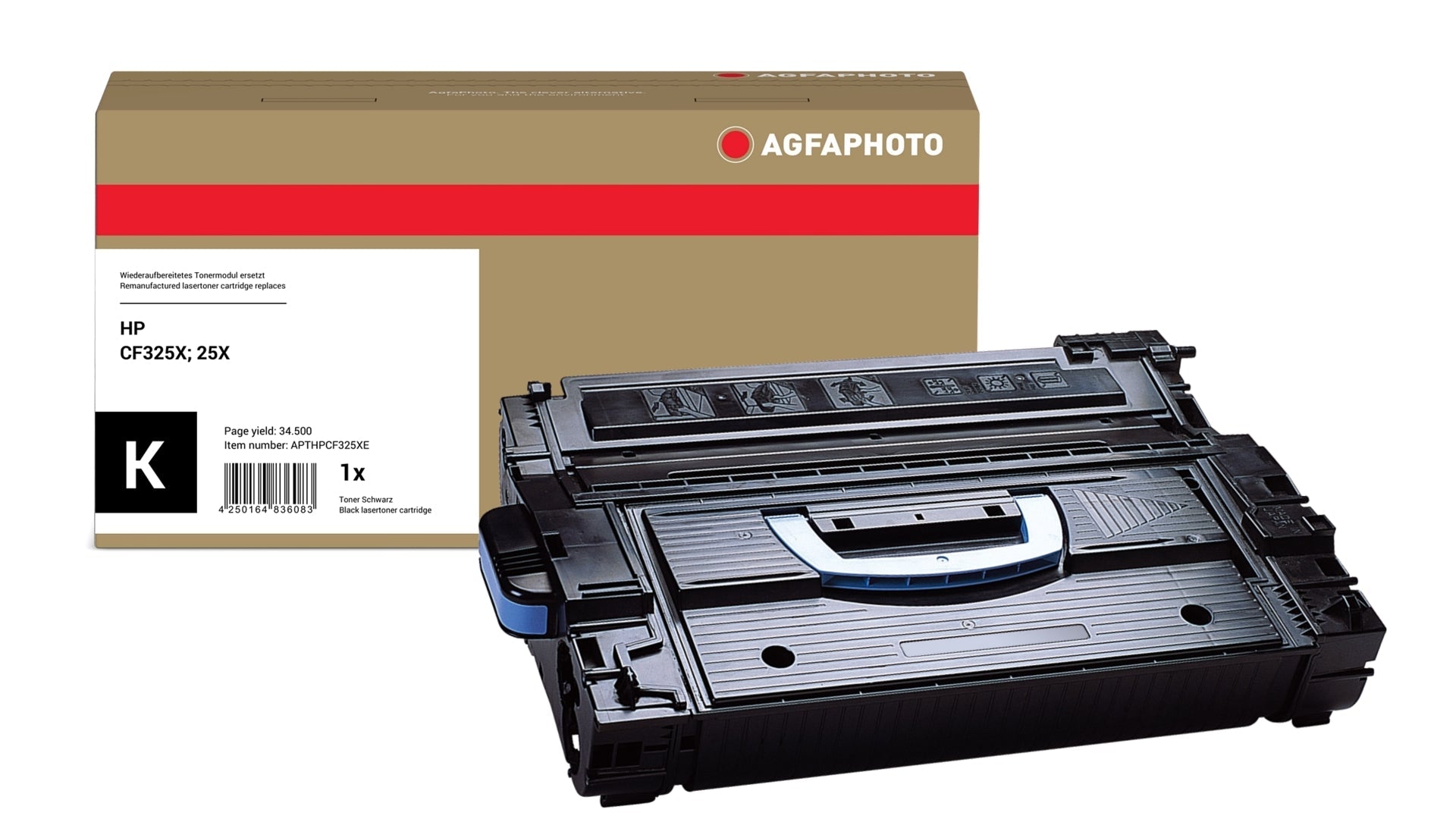 AgfaPhoto APTHPCF325XE Lasertoner ersetzt HP CF325X, 25X online bestellen