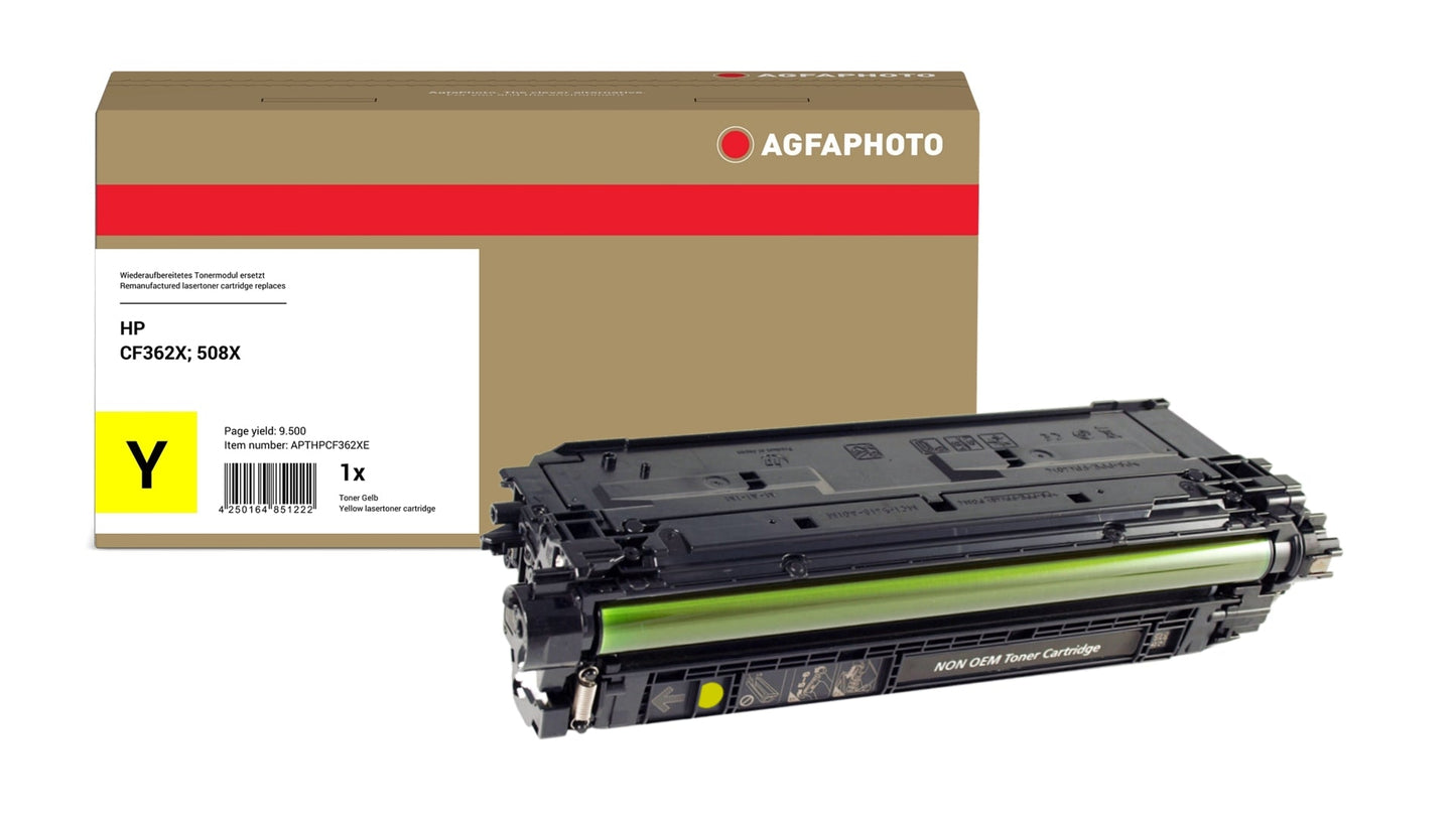 AgfaPhoto APTHPCF362XE Lasertoner ersetzt HP CF362X, 508X online bestellen