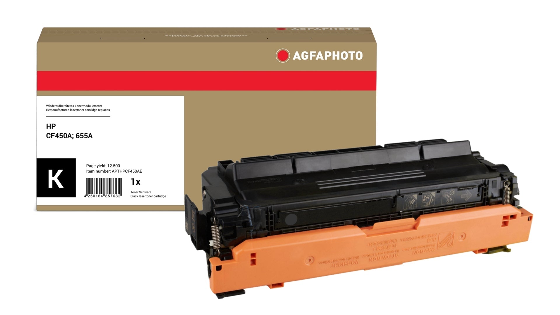 AgfaPhoto APTHPCF450AE Lasertoner ersetzt HP CF450A, 655A online bestellen