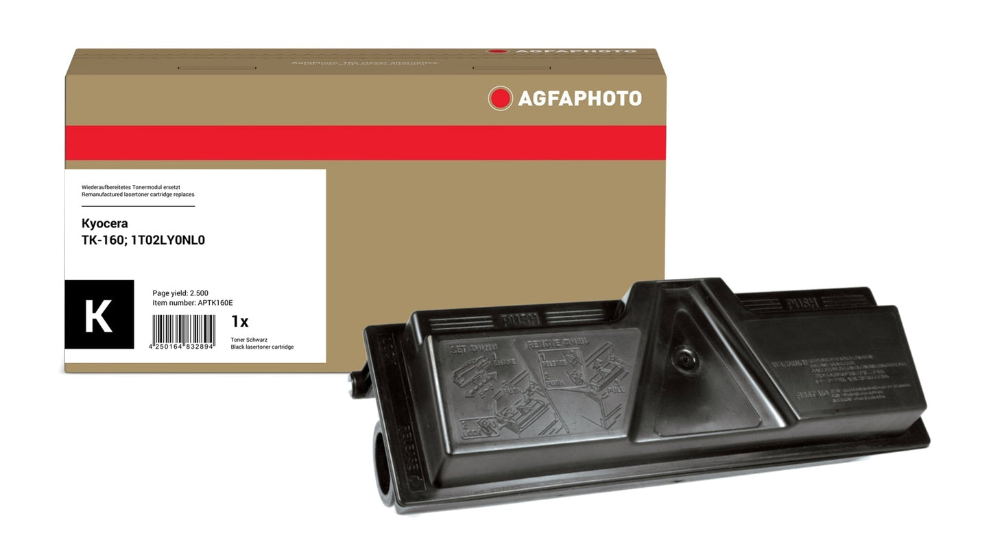 AgfaPhoto APTK160E Lasertoner ersetzt Kyocera TK-160, 1T02LY0NL0 online bestellen