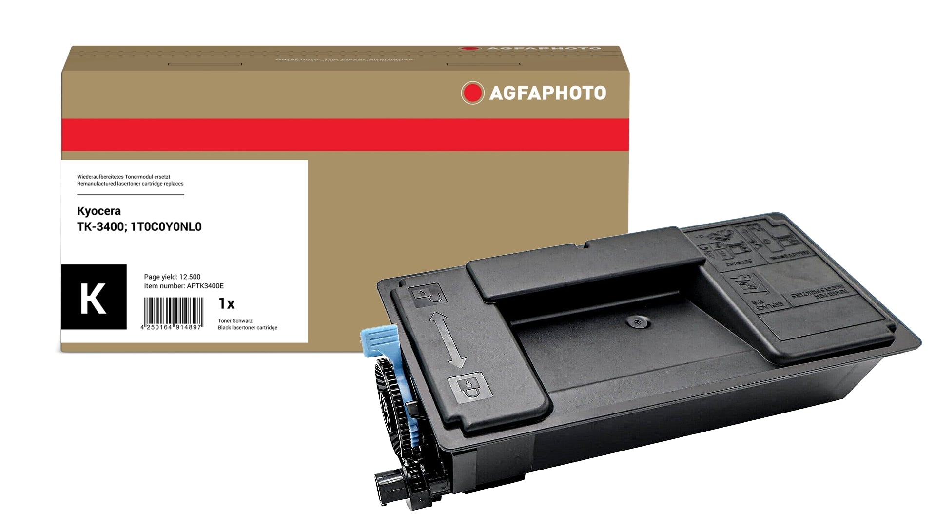 AgfaPhoto APTK3400E Lasertoner ersetzt Kyocera TK-3400, 1T0C0Y0NL0 online bestellen