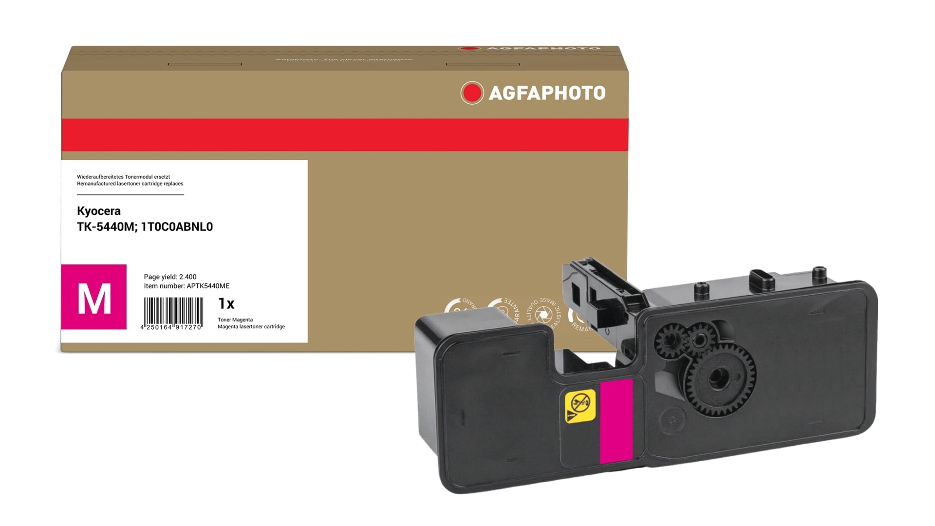 AgfaPhoto APTK5440ME Lasertoner ersetzt Kyocera TK-5440M, 1T0C0ABNL0 online bestellen
