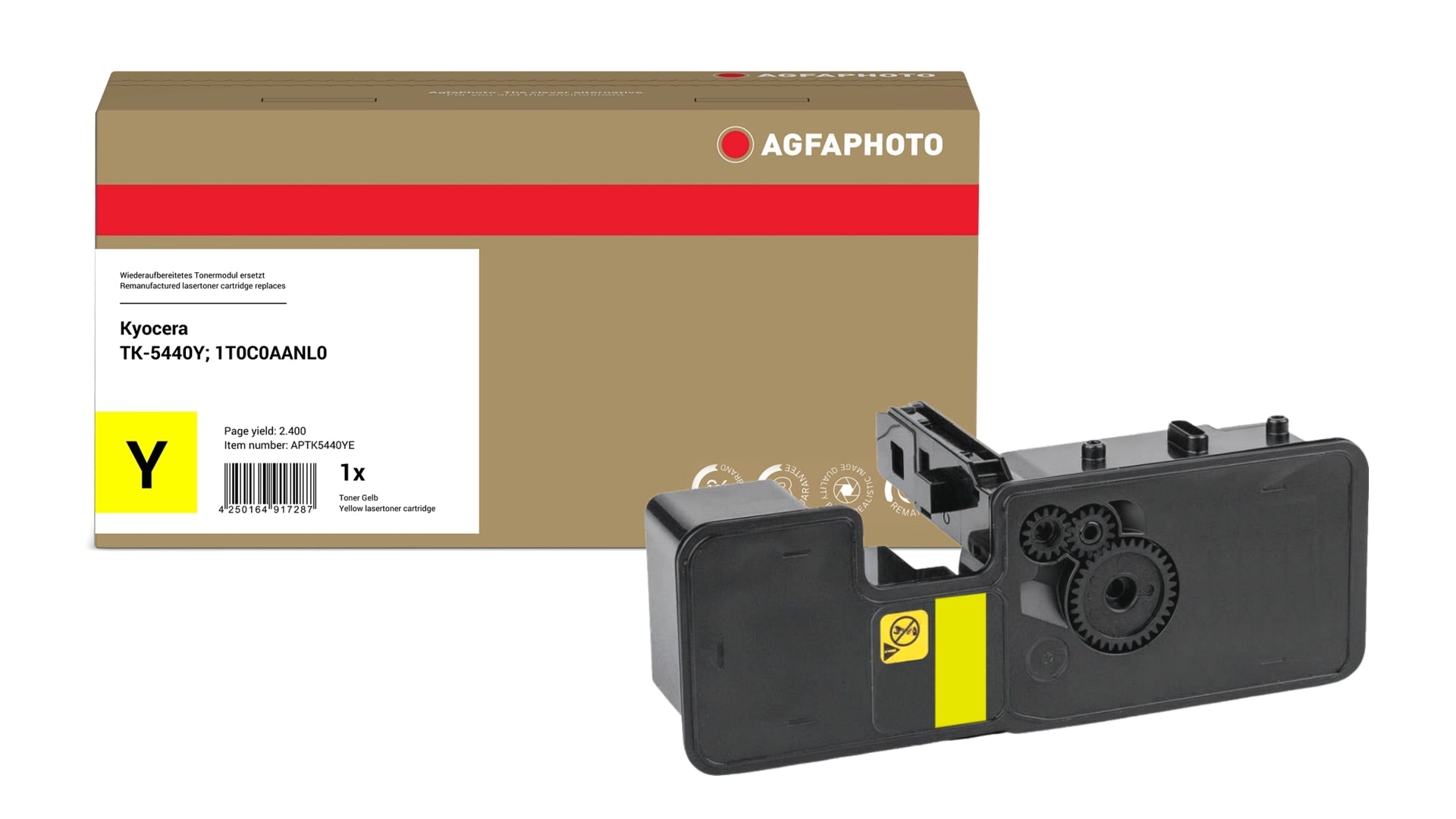 AgfaPhoto APTK5440YE Lasertoner ersetzt Kyocera TK-5440Y, 1T0C0AANL0 online bestellen
