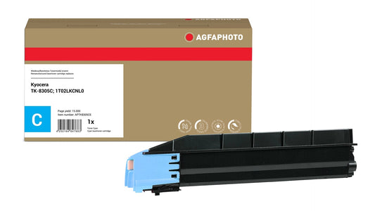 AgfaPhoto APTK8305CE Lasertoner ersetzt Kyocera TK-8305C, 1T02LKCNL0 online bestellen