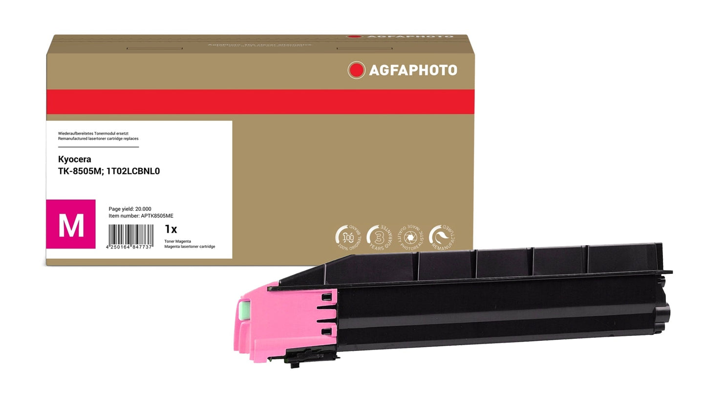 AgfaPhoto APTK8505ME Lasertoner ersetzt Kyocera TK-8505M, 1T02LCBNL0 online bestellen