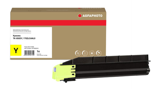 AgfaPhoto APTK8505YE Lasertoner ersetzt Kyocera TK-8505Y, 1T02LCANL0 online bestellen