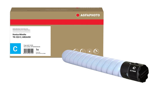 AgfaPhoto APTKMTN324CHE Lasertoner ersetzt Konica Minolta TN-324 C, A8DA450 online bestellen