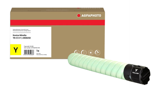 AgfaPhoto APTKMTN514YE Lasertoner ersetzt Konica Minolta TN-514 Y, A9E8250 online bestellen