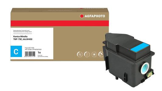 AgfaPhoto APTKMTNP79CE Lasertoner ersetzt Konica Minolta TNP-79C, AAJW450 online bestellen