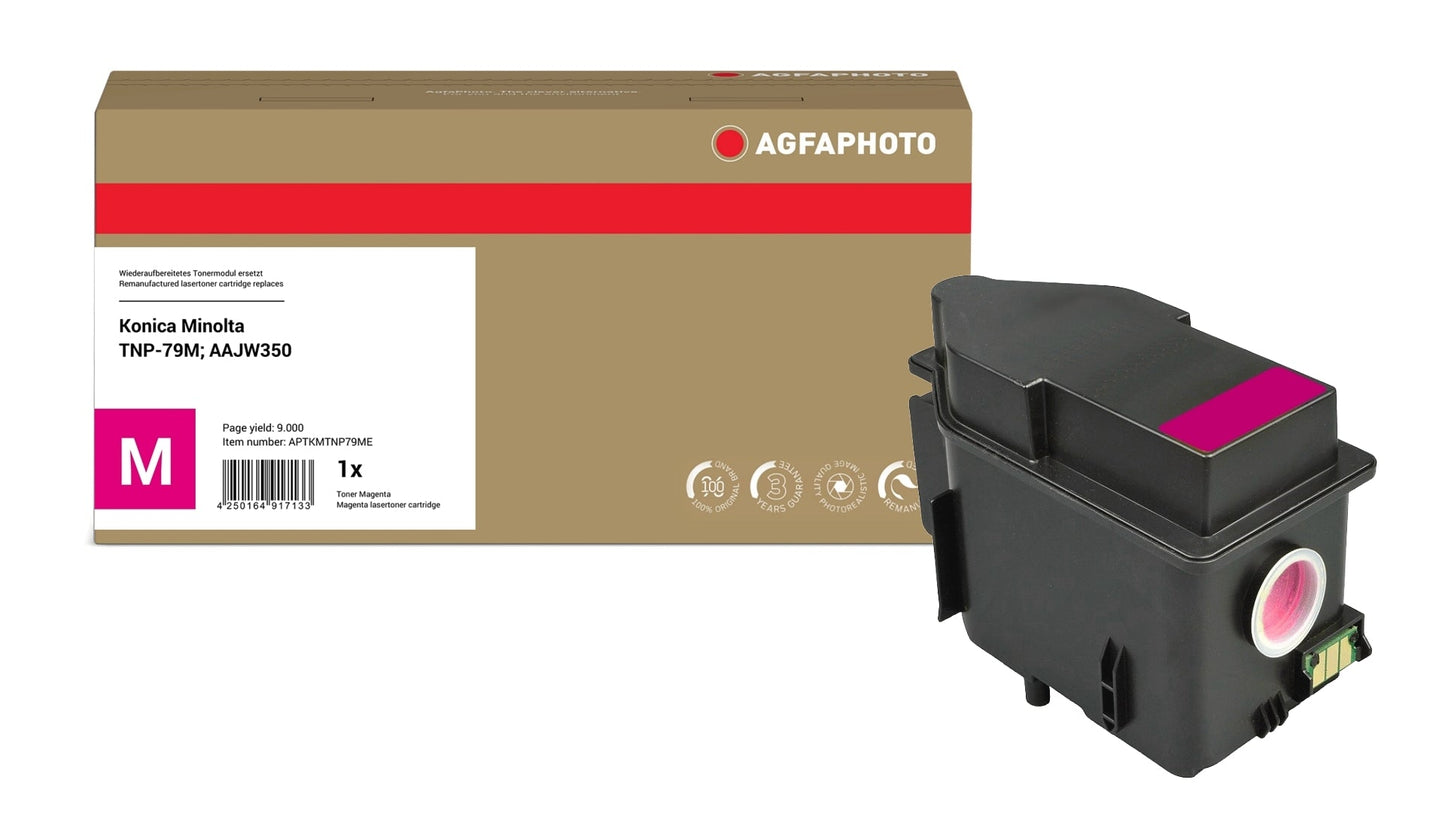 AgfaPhoto APTKMTNP79ME Lasertoner ersetzt Konica Minolta TNP-79M, AAJW350 online bestellen