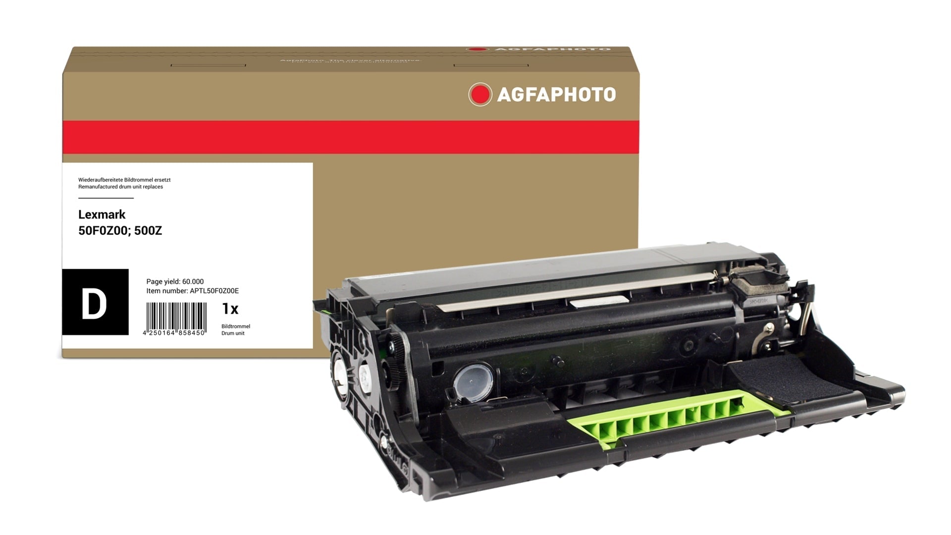 AgfaPhoto APTL50F0Z00E Bildtrommel ersetzt Lexmark 50F0Z00, 500Z online bestellen