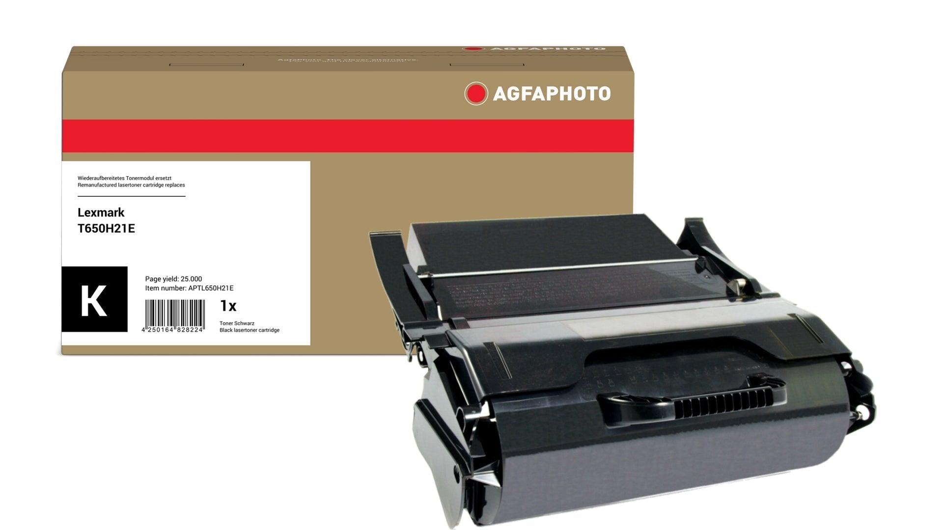 AgfaPhoto APTL650H21E Lasertoner ersetzt Lexmark T650H21E online bestellen