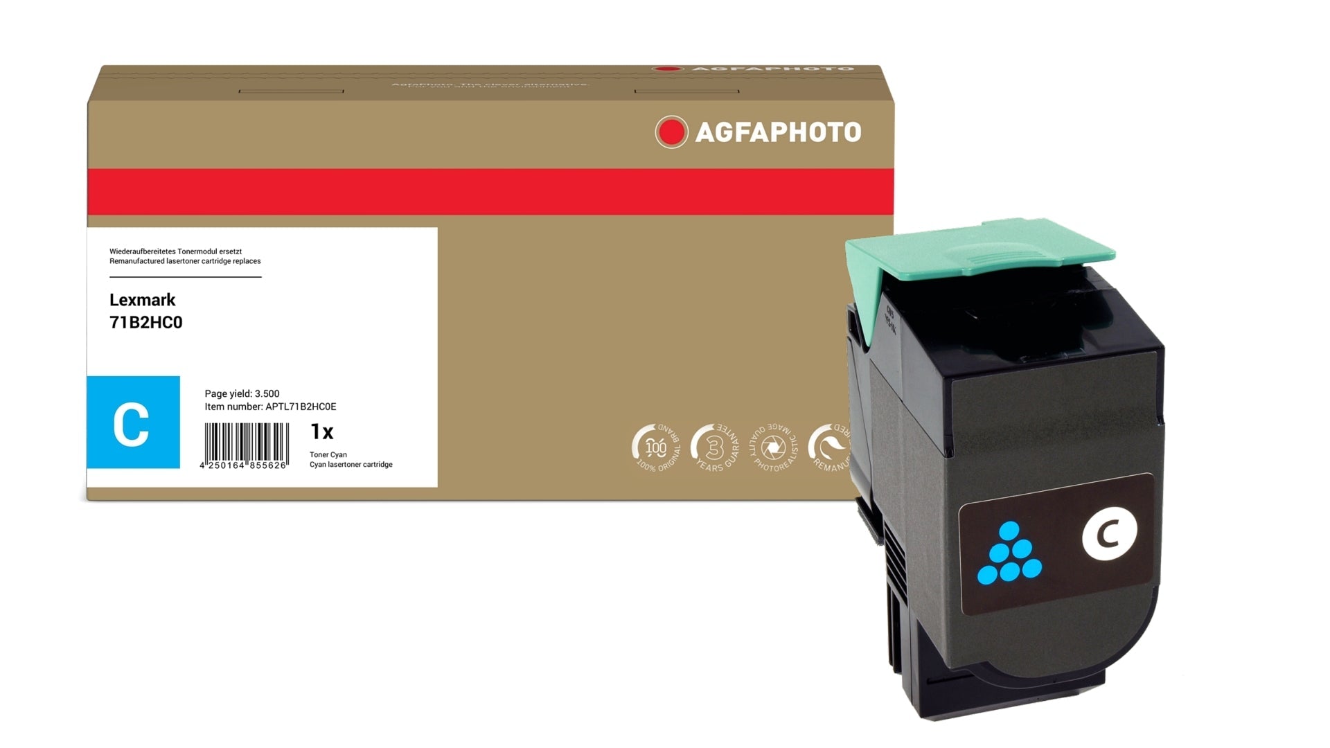 AgfaPhoto APTL71B2HC0E Lasertoner ersetzt Lexmark 71B2HC0 online bestellen