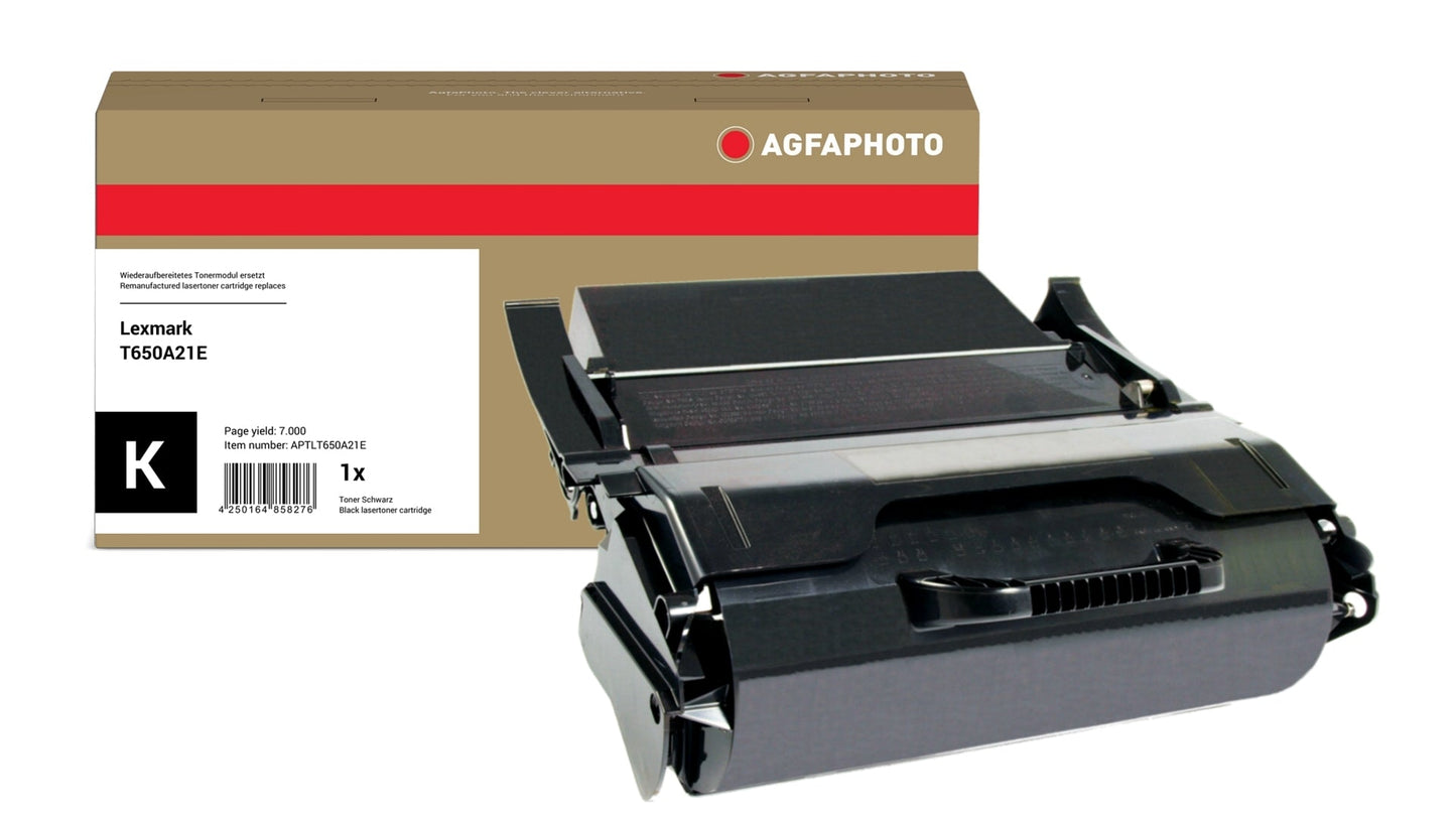 AgfaPhoto APTLT650A21E Lasertoner ersetzt Lexmark T650A21E online bestellen