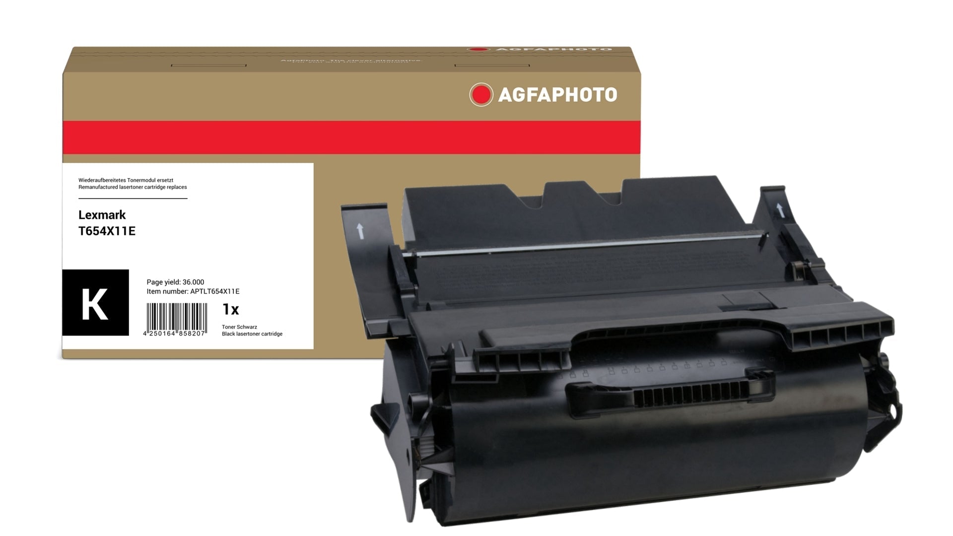 AgfaPhoto APTLT654X11E Lasertoner ersetzt Lexmark T654X11E online bestellen