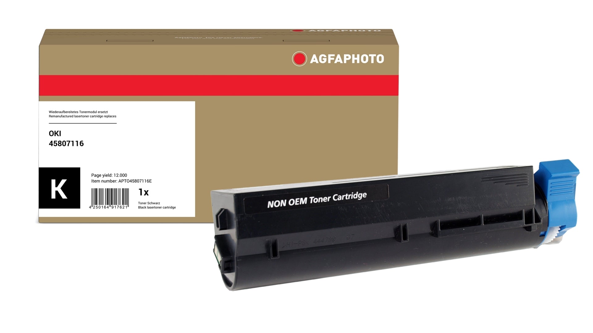 AgfaPhoto APTO45807116E Lasertoner ersetzt OKI 45807116 online bestellen