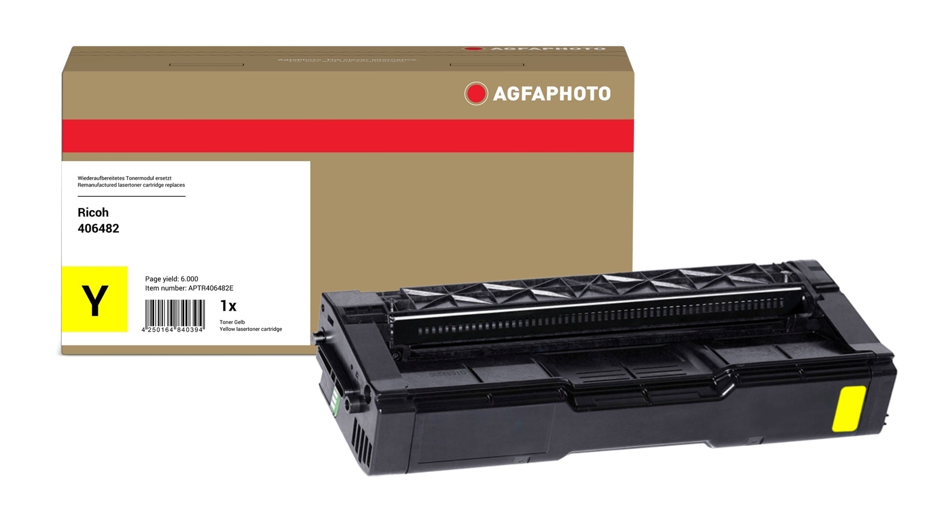 AgfaPhoto APTR406482E Lasertoner ersetzt Ricoh 406482 online bestellen