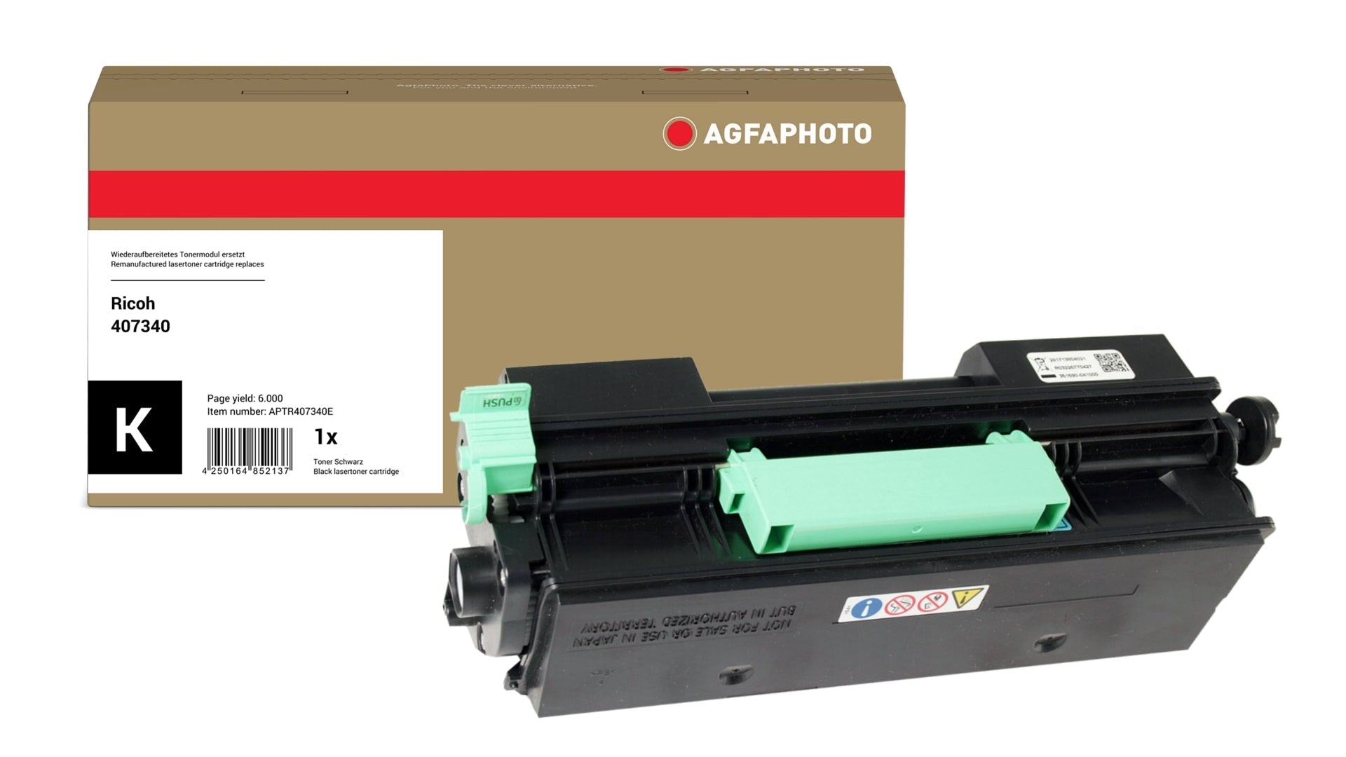 AgfaPhoto APTR407340E Lasertoner ersetzt Ricoh 407340 online bestellen