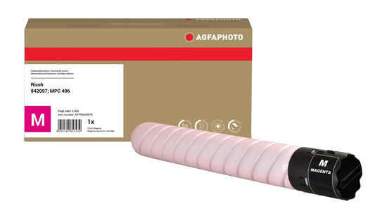 AgfaPhoto APTR842097E Lasertoner ersetzt Ricoh 842097, MPC 406 online bestellen
