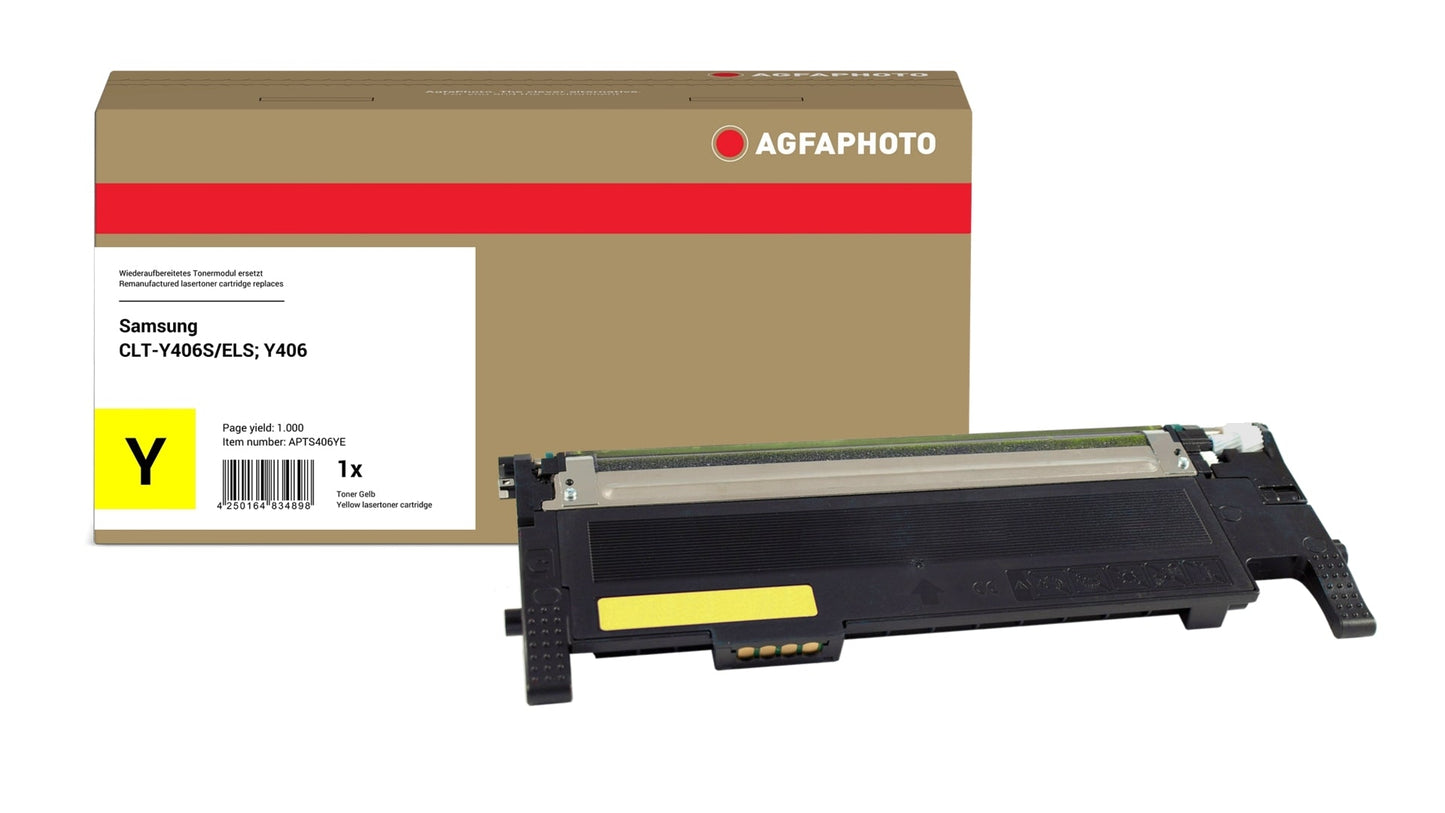 AgfaPhoto APTS406YE Lasertoner ersetzt Samsung CLT-Y406S/ELS, Y406 online bestellen