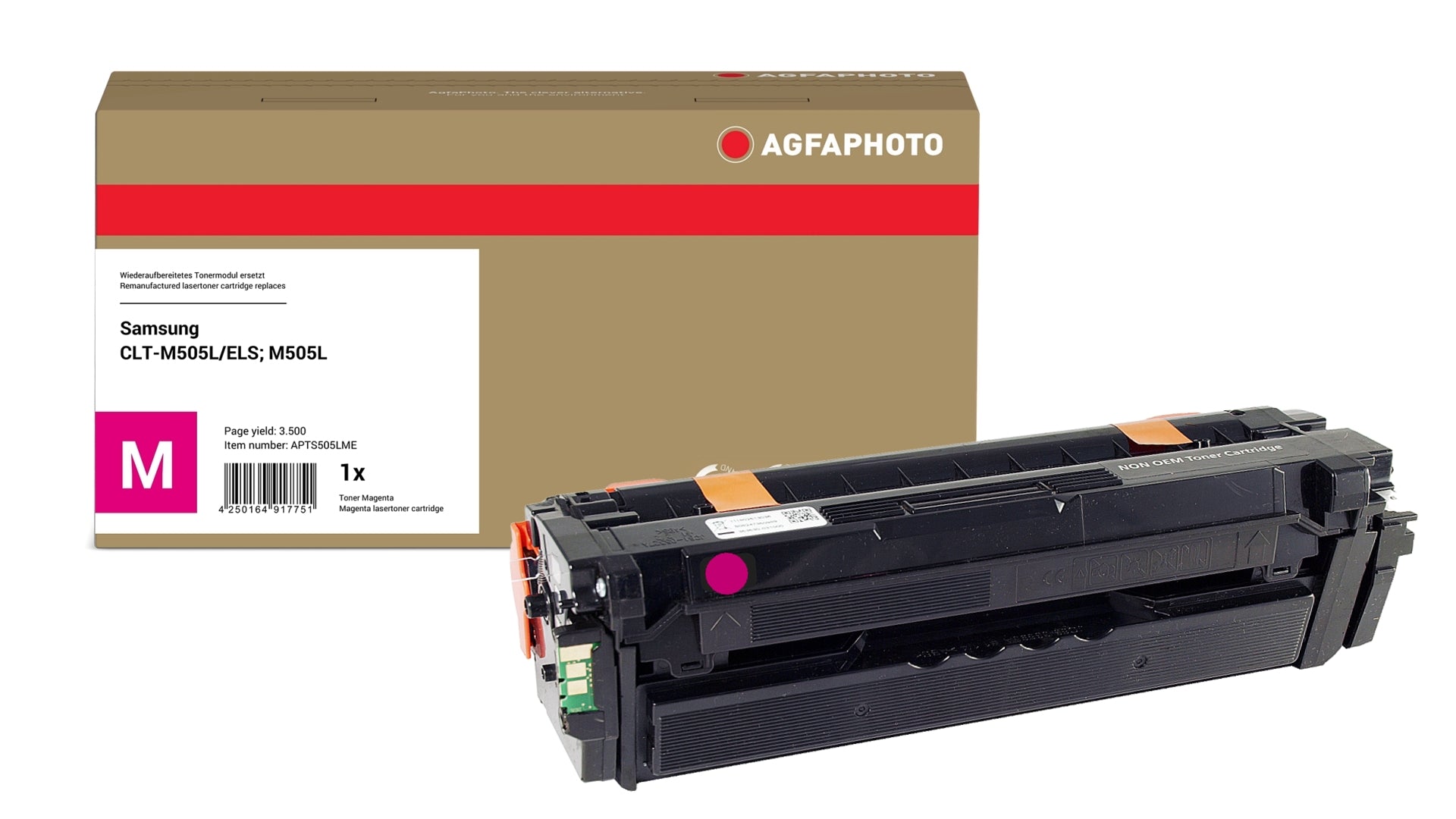 AgfaPhoto APTS505LME Lasertoner ersetzt Samsung CLT-M505L/ELS, M505L online bestellen