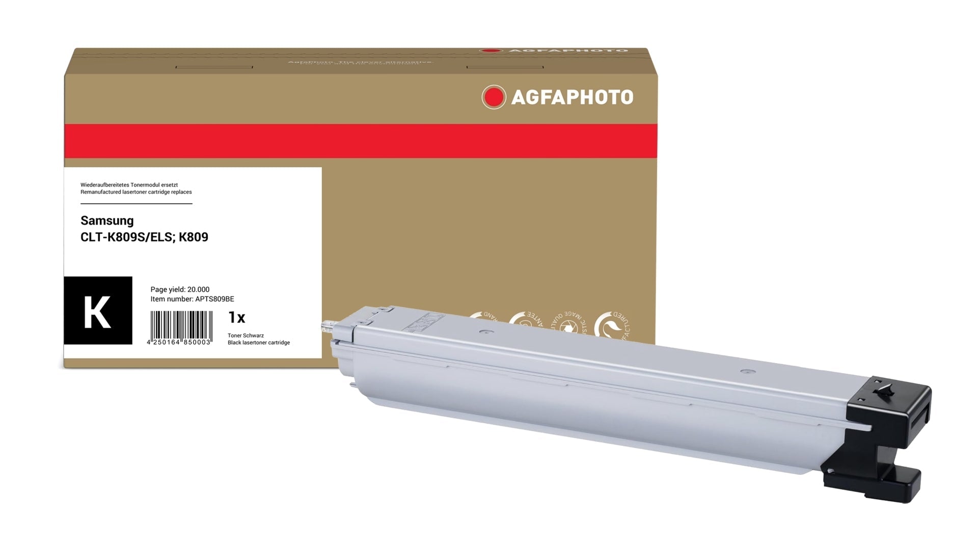 AgfaPhoto APTS809BE Lasertoner ersetzt Samsung CLT-K809S/ELS, K809 online bestellen