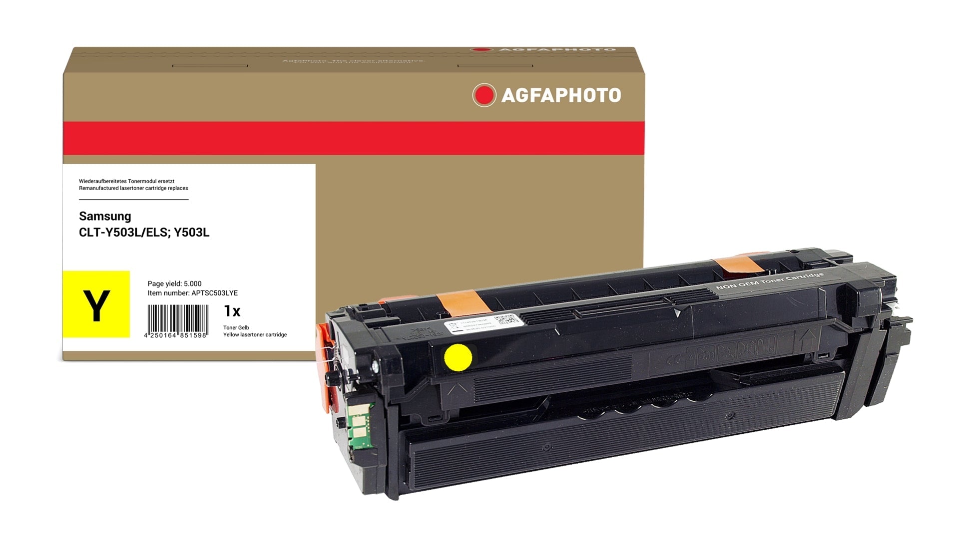 AgfaPhoto APTSC503LYE Lasertoner ersetzt Samsung CLT-Y503L/ELS, Y503L online bestellen